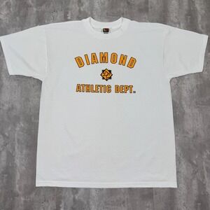 Vintage Diamond Cabaret T-Shirt Mens XL Athletic Strip Gentlemans Club Girls 80s
